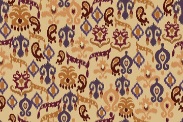 abstract seamless motif fabric patterns, abstract ikat, carpet, fabric, batik
