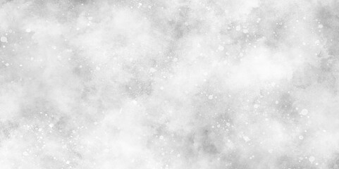 White grey watercolor with splash and soft glowing glitters, snow falling in the snow in the winter morning, sunshine or sparkling lights and glittering glow winter morning of snow falling background. - obrazy, fototapety, plakaty