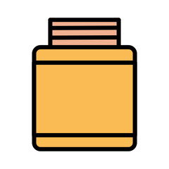 Activity Adventure Body Filled Outline Icon