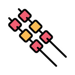 Activity Adventure Camp Filled Outline Icon