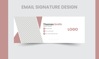 Creative business email signature design