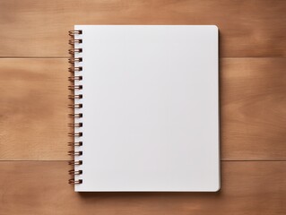 Stylish Spiral Notebook Mockup for Notes and Sketches - AI Generated
