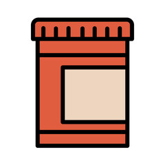 Blister Cure Health Filled Outline Icon