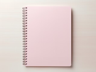 Stylish Spiral Notebook Mockup for Notes and Sketches - AI Generated
