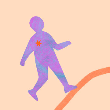 Academic achievement and progress with motivated  person abstract