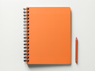 Stylish Spiral Notebook Mockup for Notes and Sketches - AI Generated