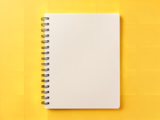 Stylish Spiral Notebook Mockup for Notes and Sketches - AI Generated