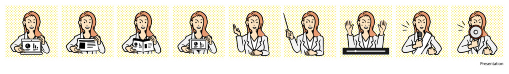 人物イラスト（プレゼン）