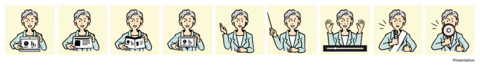 人物イラスト（プレゼン）