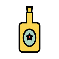 Beer Wine Drinks Filled Outline Icon