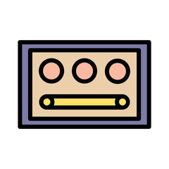 Girl Makeup Skin Filled Outline Icon