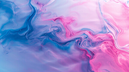 Obraz premium Abstract Background Vivid Baby Pink And Blue Color. Organic Flow Effect. Website background, Copy paste area for texture