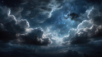 Naklejka na ściany i meble clouds over the storm