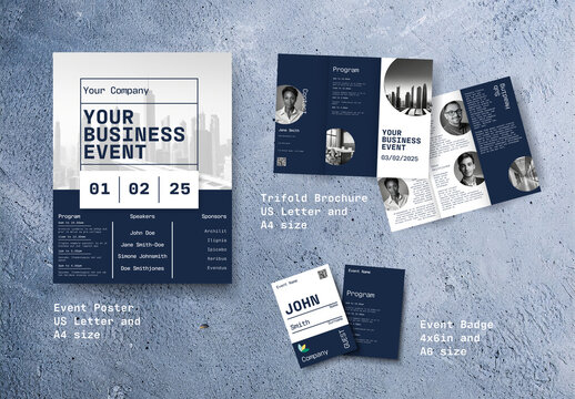 Business Conference Set Template