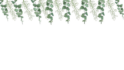 Happy Valentine - green leaf backgournd