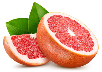 Grapefruit isolated on white background