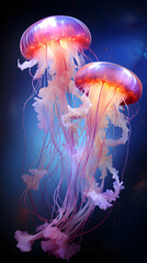 jelly fish in the water
