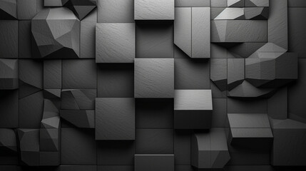 grey  geometric abstract background minimalist modern graphic design light elegant dynamic universal  horizontal 3d - obrazy, fototapety, plakaty