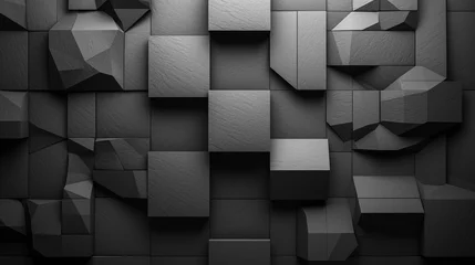 Deurstickers grey  geometric abstract background minimalist modern graphic design light elegant dynamic universal  horizontal 3d © G_Art