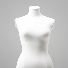 clothes mannequi isolated on white background. ai generative