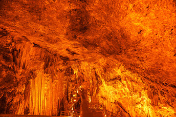 "Astım Mağarası" is one of the most beautiful caves in Mersin. The name of the cave comes from the belief that it is good for asthma patients.