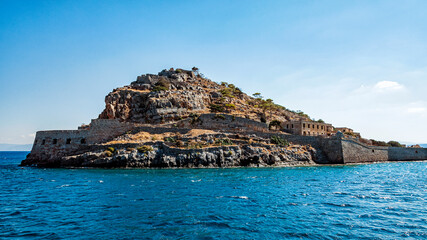 Naklejka premium Spinalonga Island Crete Greece