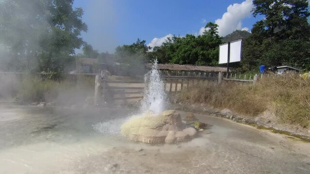 Experience the mesmerizing Mueang Rae Pai Geyser Hot Springs