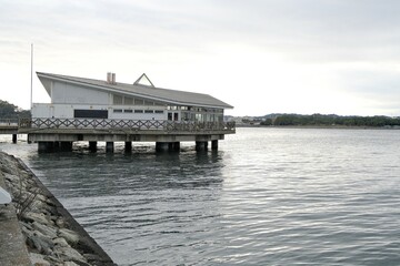 Obraz premium pier on the sea