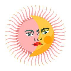 modern deck of tarot cards. prediction or fortune telling of the future and fate, mystical characters. printing on clothes or fabric