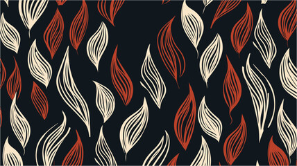 Seamless background abstract texture with wavy lines. Animal abstract monochrome seamless pattern. Stripes. Vector seamless pattern.