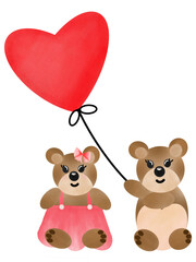 teddy bear with heart