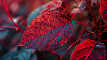 leaf nature water on leaves ai generative