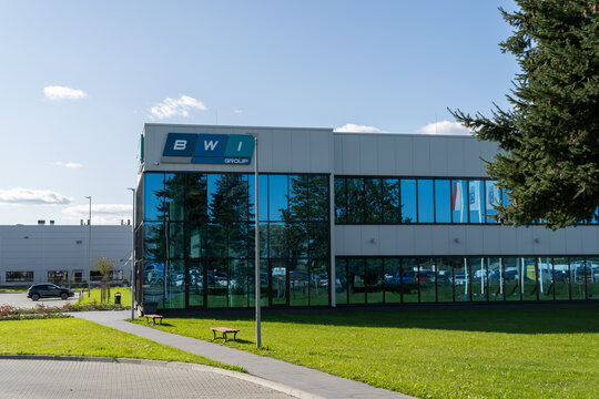 BWI Group corporate office building near Krak&oacute;w. TCK Technical Center Krakow, research and development centre. BWI Poland Technologies on October 10, 2023 in Balice, Poland.