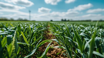 Fototapeta premium green field