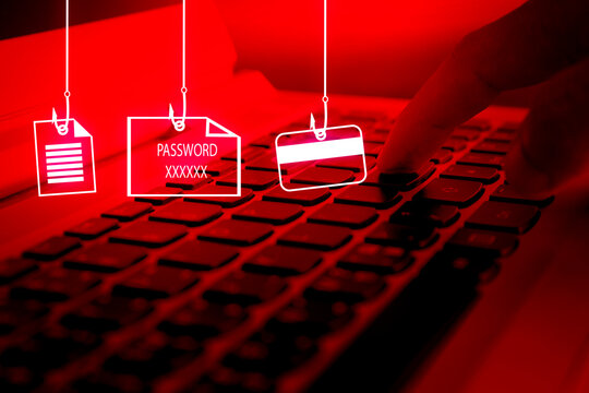 cyber crime phishing mail , security awareness to protect important data hacking