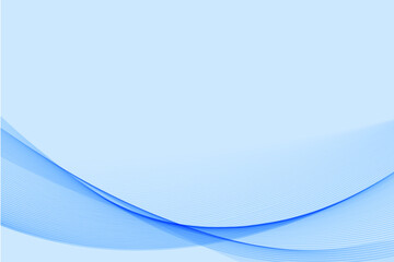 Abstract background with blue wavy lines