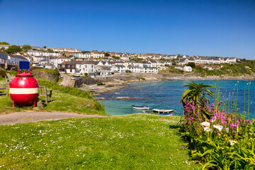  Portscatho, a seaside village on the Roseland Peninsula, Cornwall, UK. Famous as an artists colony.