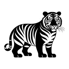 Naklejka na ściany i meble tiger illustration