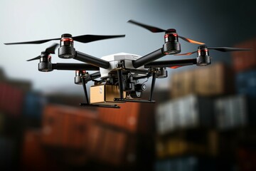 Flying innovation Drone technology in industrial logistics and transportation services