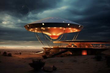 Clubhouse for unidentified flying objects. Generative AI