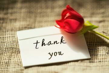 Thank You note