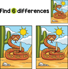 Cowboy Snake Find The Differences