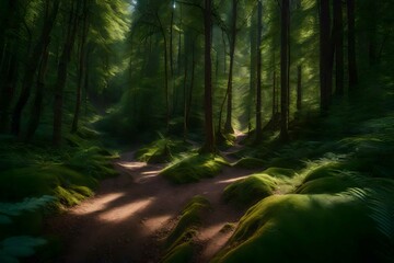 Obraz premium forest in the morning