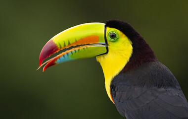 Fototapeta premium Keel-billed toucan in Costa Rica 
