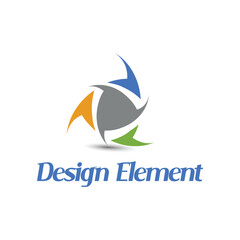 Creative people unity logo. Flat Vector Logo Design Template Element. Logo and Icon Template