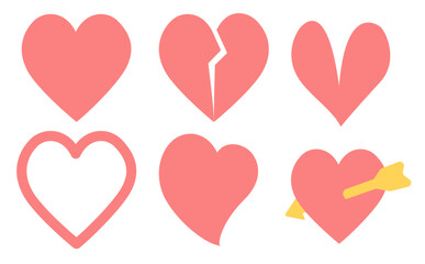 ハートのアイコンセット