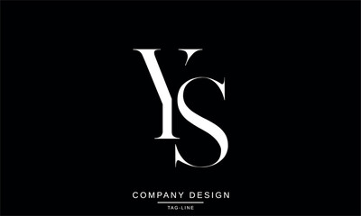 SY, YS, Abstract Letters Logo Monogram