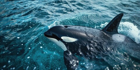 Naklejka premium Killer Whale - Orcinus Orca