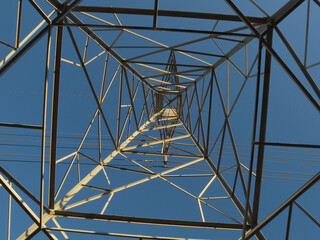 Power tower from below.