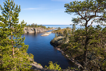 Fototapeta premium The coast of Lake Ladoga